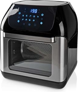 Nedis Airfryer Oven XXL – 12L – Digitaal – Heteluchtfriteuse - Tijdschakelaar – 1500 W – Zwart — thumbnail 2