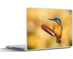 Laptop sticker - 14 inch - IJsvogel - Natuur - Vogel - 32x5x23x5cm - Laptopstickers - Laptop skin - Cover