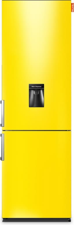 NUNKI LARGEH2O (Lucid Yellow Gloss Front) Combi Bottom Koelkast, E, 197+71l, Handle, Waterdispenser — thumbnail 1