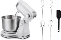 Swiss Pro+ | Keukenmachine 3.5LKrachtige Keukenrobot | 3.5L 300W - Zilver 3.5 LiterSP-SM3.5Z KEUKENMACHINE ZILVER 3.5L — thumbnail 3
