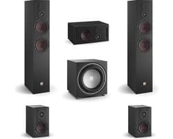 DALI Opticon 6 MK2 - Opticon 1 MK2 - Opticon Vokal MK2 - Dali Sub E12-F - 5.1 Surround bundel - Zwart
