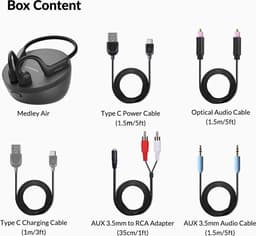 Avantree - Medley Air - Open-Ear Wireless Headphones for TV Watching — thumbnail 5