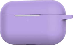 Case - Geschikt voor Apple AirPods Pro 2 - Siliconen Hoes met Clip - Silicone Hoesje Cover - Lila — thumbnail 5
