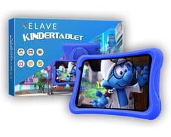 Relave Kindertablet 8 Inch - Kindertablet vanaf 3 Jaar – 3000mAh batterij – 32 GB geheugen – 2Gb RAM – Ouderlijk Toezicht – NL apps – Incl. Beschermhoes – Blauw