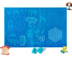 Rainbecom - 3D Pen Tekenmat XXL – knutselen – sjablonen - Blauw