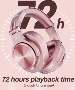 OneOdio Fusion A70 Roségoud – Draadloze Over-Ear Koptelefoon – DJ & Studio – Hi-Res Audio — thumbnail 11