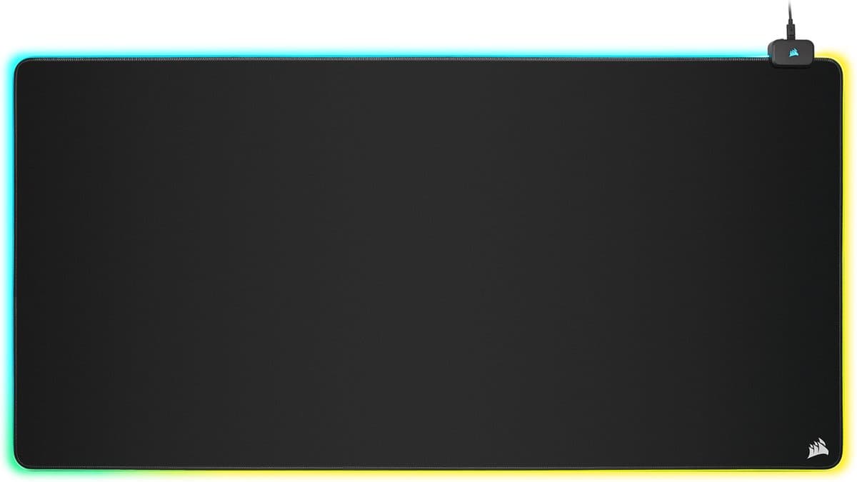 Corsair MM700 - Grote Gaming Muismat - RGB - Textiel - Extended 3XL - Zwart — afbeelding 1