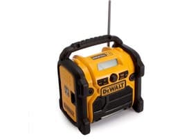 DeWalt DCR020 10.8-18V Li-Ion Accu bouwradio - DAB+ - werkt op netstroom & accu