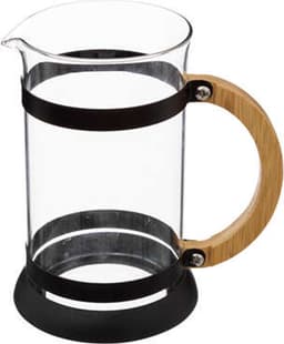 5Five Cafetiere French Press koffiezetter - koffiemaker pers - 600 ml - glas/rvs - Koffiezetapparaat voor verse koffie - 14 x 10 x 19 cm — thumbnail 4