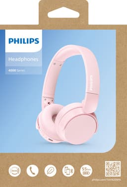 Philips 4000 series TAH4209PK/00 hoofdtelefoon/headset Draadloos Hoofdband Oproepen/muziek Bluetooth Roze — thumbnail 12