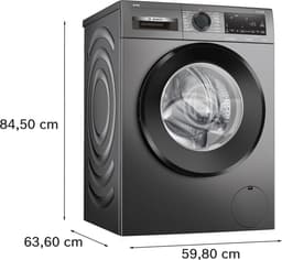 Bosch Serie 6 - WGG244FNNL - Wasmachine met stoom - 9 kg - 1400 rpm - Automatisch doseren - 1400 rpm - Zeer stil - Iron Assist: vermindert kreukels tot 50% - Cast Iron Grey — thumbnail 14