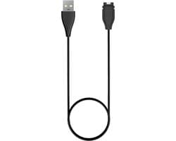 Bandz oplader geschikt voor Garmin Vivoactive 3 / 4 / 5 / Venu (SQ) 2 / 2s / 2 Plus / Venu 3 / 3s / Fenix 5 / 5s / 5x / Fenix 6 / 6s / 6x / Fenix 7 / 7s / 7x / Fenix 8 / Forerunner 55 / 165 / 245 / 255 / 265 / Instinct - 1m oplaadkabel (zwart)