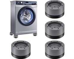Waledano® Wasmachine Trillingsdempers - 4 Stuks - Schokdempers - Stapelbaar - Droger - Vaatwasser - Verhoger - Extra Dik Antislipvoeten