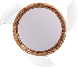 CREATE - Plafondventilator met Stil Licht 40W Ø107 cm - Rieten Afwerking - WIND CLEAR RATTAN — thumbnail 4