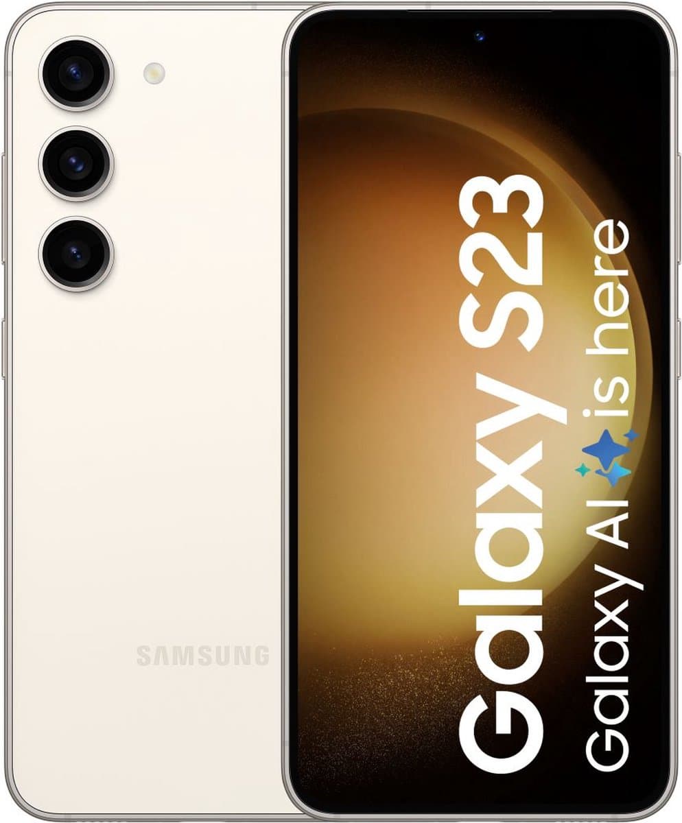 Samsung Galaxy S23 5G - 128GB - Cream — afbeelding 1