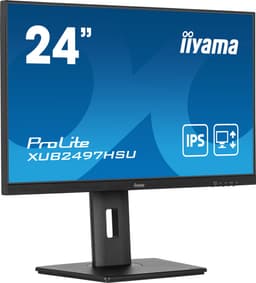 iiyama ProLite XUB2497HSU-B1 - 24 Inch - IPS - Full HD - USB-hub - In hoogte verstelbaar — thumbnail 5
