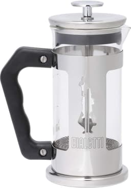 koffiezetapparaat- draagbare cafetière met drievoudige filters- hittebestendig glas met roestvrijstalen 350 ml — thumbnail 3