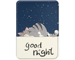 Hoesje Geschikt voor Kobo Clara Colour Hoes Book Case - eReader Hoes Geschikt voor Kobo Clara Colour Hoesje Book Cover - Kat