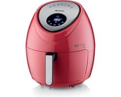 ARIETE 4618/01 Air Fryer XXL Heteluchtfriteuse - 1800W - 5,5 liter - Digital Touchscreen - 7 Automatische Programma's- Rood