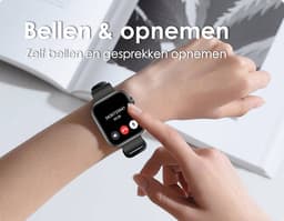 Voltic® Smartwatch Zwart - Dames & Heren Sporthorloge - Android & iOS - Waterdicht Horloge - Sport & Gezondheidstracker - 47mm — thumbnail 5