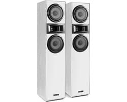 Speakerset - Fenton SHF700W hifi speakers 400W zuil luidsprekers met 2x 6,5 inch woofer - Wit