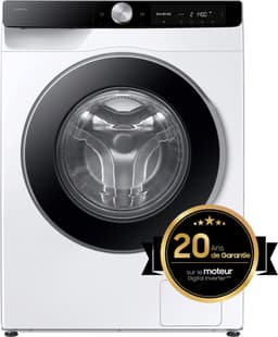 【Mega Vakantiegeld Deal】Samsung WW90DG6U85LKU3 vrijstaande wasmachine - 9 kg capaciteit - 1400 tpm centrifugeersnelheid - Ecobubble-technologie - zilveren afwerking — thumbnail 5