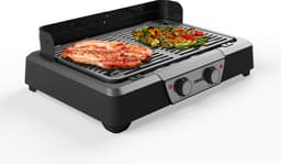 Princess BBQ Tafel Grill 112254 - Zwart - Regelbare thermostaat - Tafel BBQ - Grill apparaat - Groot bakoppervlak - 2000W - WK — thumbnail 4