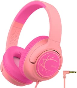 StayPowered Kinderheadset - Gehoorbescherming en Gemoedsrust Gecombineerd! - met Volumebegrenzing - Kristalhelder Stereogeluid - Draaibare Oorschelpen - Verstelbare Hoofdband - Compact Design - Roze - Levering Sneller dan Aangegeven! — thumbnail 1