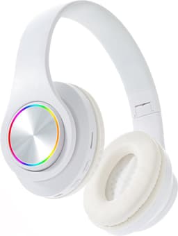 Pro Care Excellent Quality® Headset met Microfoon LED verlichting - Headset Draadloos - Bluetooth - Active Noise Reduction - SD card mogelijkheid - Kleur Wit — thumbnail 2