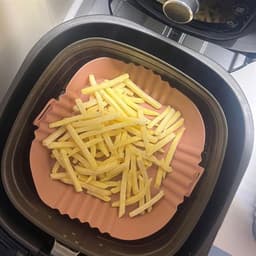 Silicone Oven Airfryer Vierkant Model Bakmat 20 cm - Kleurrijk Hittebestendig Afwasbaar — thumbnail 2