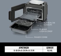 Ninja Combi 12-in-1 Multicooker, Oven en AirFryer - 12,5 Liter - Volledige Maaltijden in 15 minuten - SFP700EU — thumbnail 7