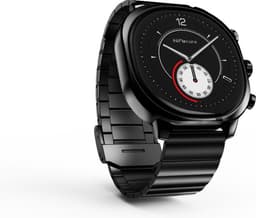 HiFuture Apex Roestvrijstalen Smartwatch heren, 2.04 Amoled Display, IP68 waterdicht, Tot 7 dagen batterijduur, hartslagmeter, Stappenteller, Compatibel met iOS en Android (Zwart) — thumbnail 1