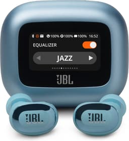 JBL Live Buds 3 - Draadloze Noise Cancelling Oordopjes - Bluetooth Oortjes - In-ear - Smart Charging Case met Display - 40 uur batterij - Blauw — thumbnail 1