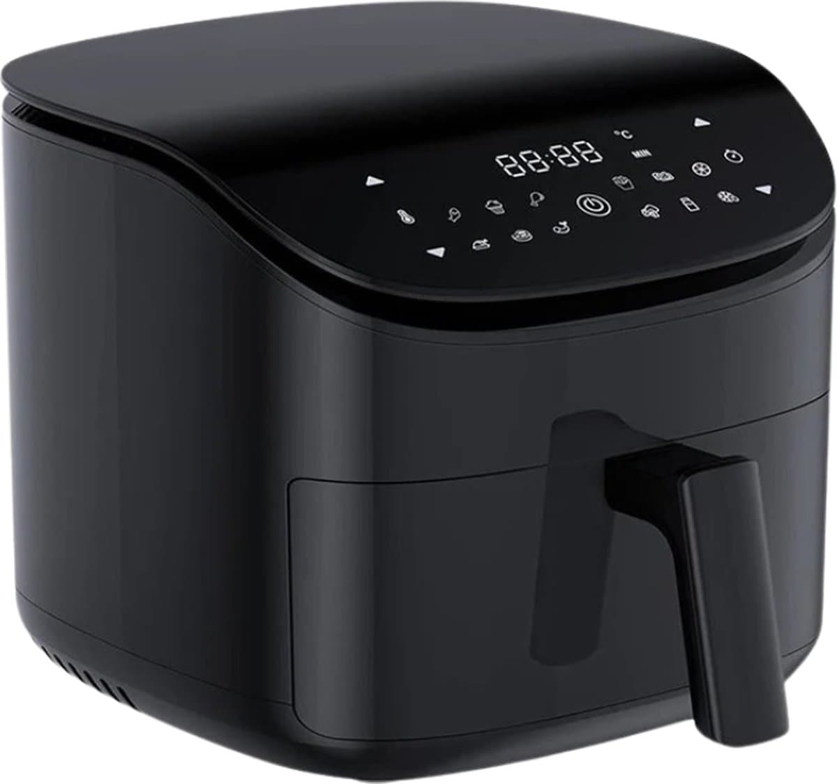 VORLOU - Multifunctionele Airfryer - Turbo Luchttechnologie - 3.5L Capaciteit - Slimme LED-Aanraakscherm – Zwart — afbeelding 1