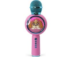 Paw Patrol Skye - draadloze karaoke microfoon voor kinderen - oplichtend LED display - speaker - stemvervorming