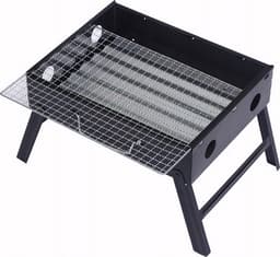 Barbecue opvouwbaar - koffer barbecue - BBQ inklapbaar - grill 45x30cm - tafel grill — thumbnail 3
