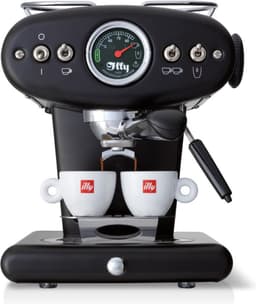 illy X1 Anniversary Koffiemachine – ESE koffiepads & Gemalen Koffie – Zwart- Iconisch Design – Met Stoompijp — thumbnail 5