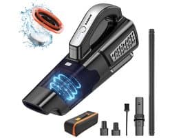 EASELY KRUIMELDIEF DELUXE - KRUIMELDIEF DRAADLOOS- STERKE HANDSTOFZUIGER- KRUIMELDIEF MEERDERE STANDEN- HANDSTOFZUIGER VOOR AUTO-