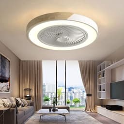 Plafondlamp met Ventilator - Plafondlamp met Ventilator LED - Plafondventilator - Ventilator Afstandsbediening - App - LED — thumbnail 1