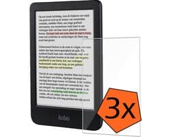 Screenprotector - Geschikt voor Kobo Clara Colour Screenprotector Bescherm Glas - Screenprotector Geschikt voor Kobo Clara Colour Screen Protector Tempered Glass - 3 PACK