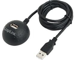 LogiLink USB-kabel USB 2.0 USB-A bus, USB-A stekker 1.50 m CU0013B
