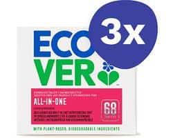 Ecover Vaatwastabletten - All in One (3x 68 stuks)