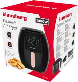 Klausberg 7572 - Airfryer - Zwart - 1800 Watt - 7,7 liter !! — thumbnail 3