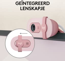 Logitech Brio 100 - Webcam - Full HD - 1080p/30fps - Rose — thumbnail 3