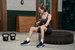 Xiaomi, Draagbaar en compact intelligent massagepistool met 3 snelheden, Marineblauw — thumbnail 3