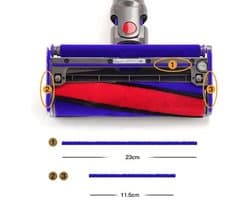 Viltstrips geschikt voor Dyson - 3 strips geschikt voor borstel van Dyson V7, V8,V10, en V11