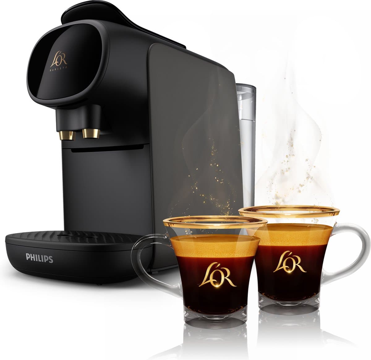Philips L'OR Barista Sublime Koffiezetapparaat LM9012/21 - Geschikt voor Capsules - Koffiecupmachine Inclusief 2 L’OR koffieglazen - Grijs — afbeelding 1