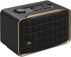 JBL Authentics 200 - Premium WiFi Speaker met Retro Design - Bluetooth & AirPlay - Chromecast & Spotify Connect - Multiroom Audio - Google Assistant & Alexa - Zwart