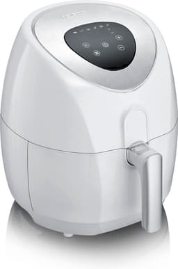 Severin FR 2440 heteluchtfriteuse - 3.2 L - keramisch gecoate mand - kleur wit — thumbnail 2