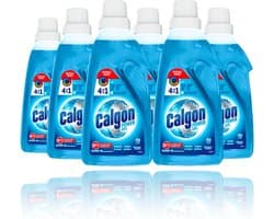 Calgon 4 in 1 Power Gel Wasmachinereiniger en Anti Kalk - 6x 15 Wasbeurten